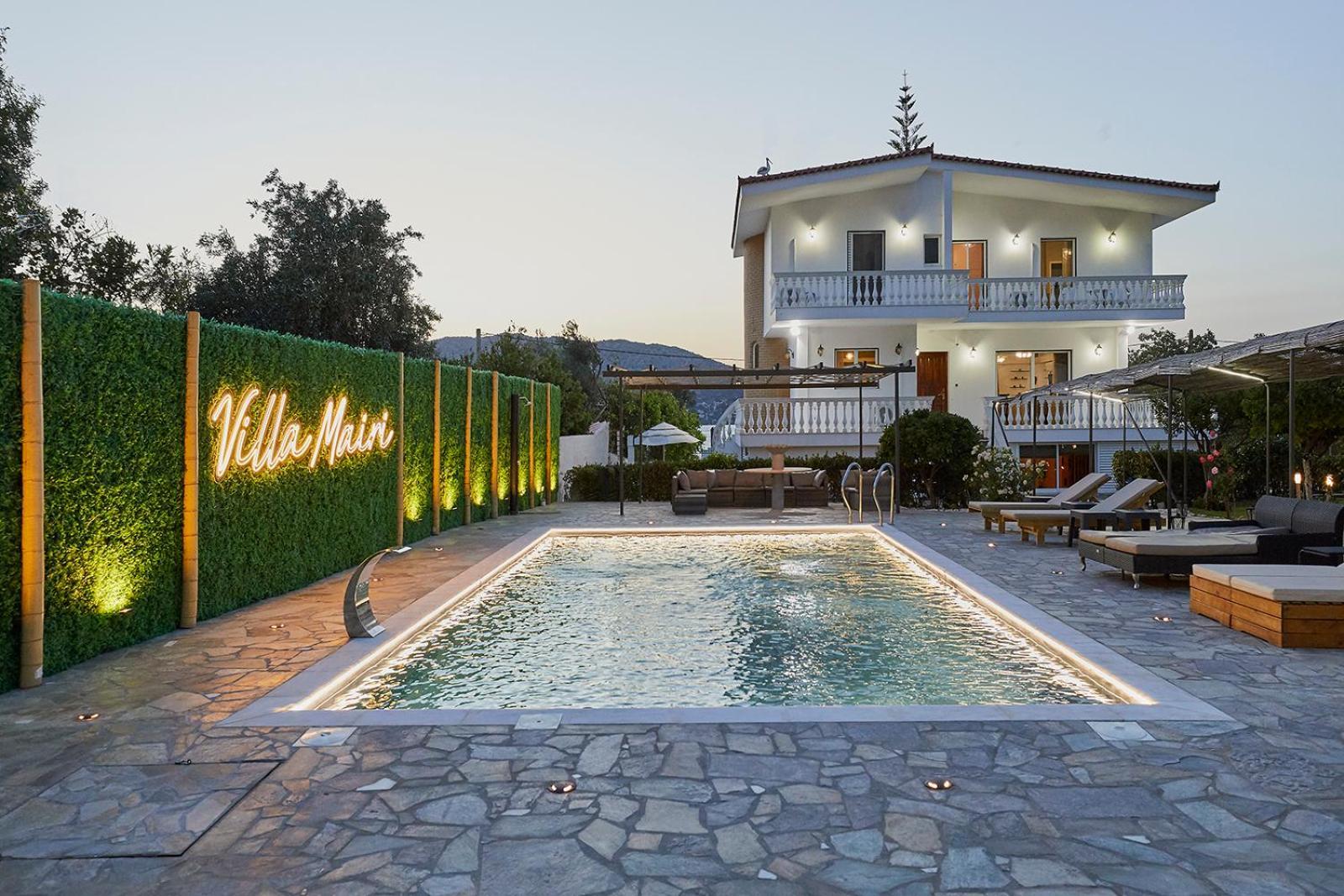 Villa Mairi - 2 Private Pools & Game Room Near Athens Salamina Zewnętrze zdjęcie